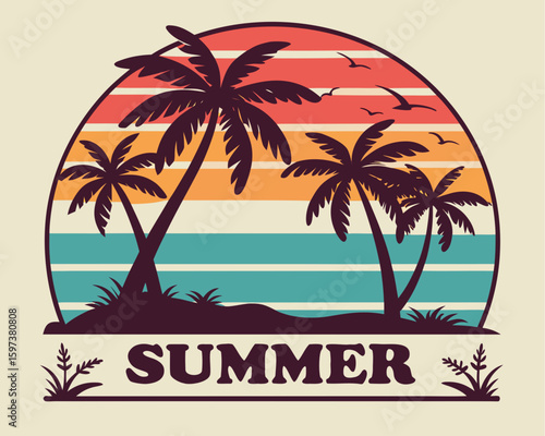 Wallpaper Mural tropical beach background Torontodigital.ca