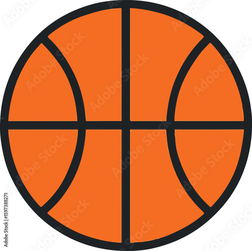 Set of basketball Isolated. Basketball vector full details isolated on white background, Basketball sports equipment on white With Eps file.