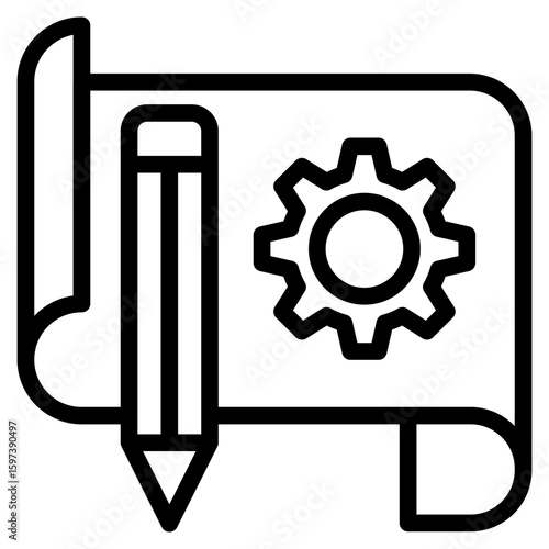 Prototype icon in vector illustration