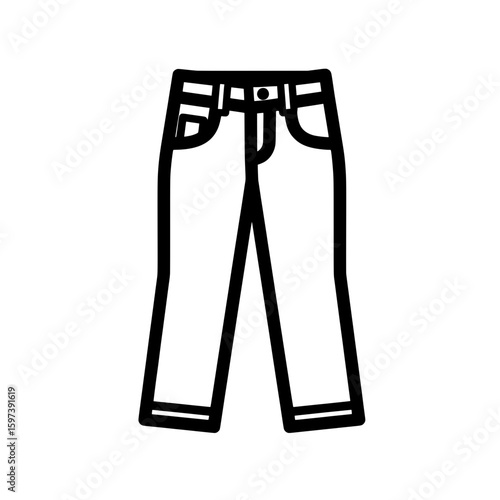 Casual pants with belt and pockets for everyday wear