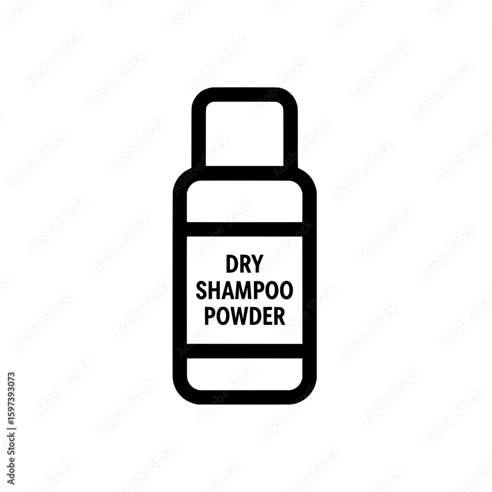 dry shampoo powder bottle outline icon dry shampoo powder bottle outline icon