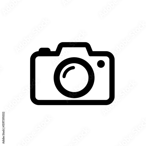 Camera icon for photography and media applications