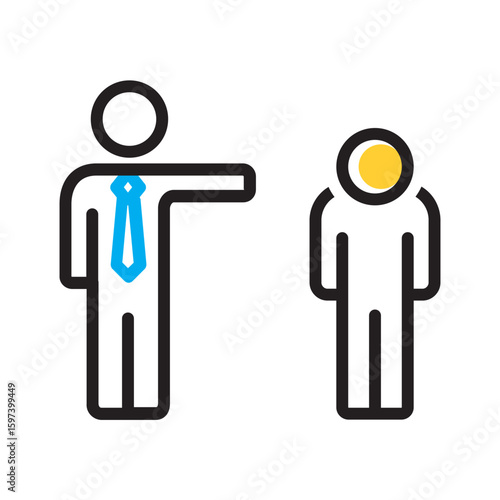 Vector multi color icon for Command