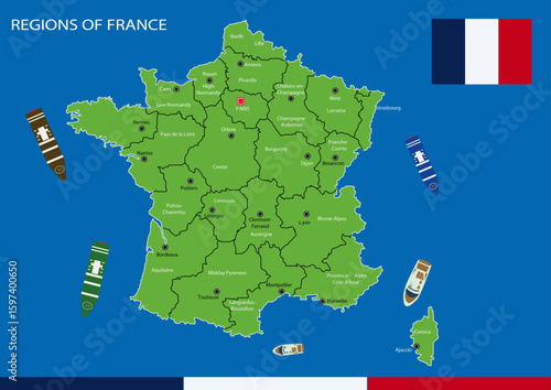 Illustration Vector Maps icon for infographic art