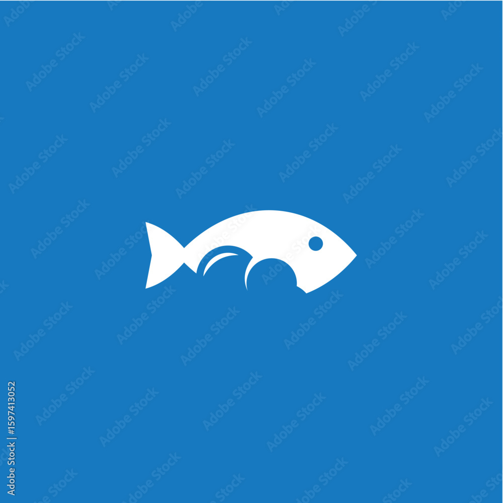 Obraz premium fish cloud.