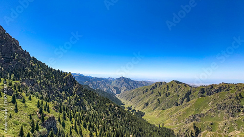 Photography landscape with mountains