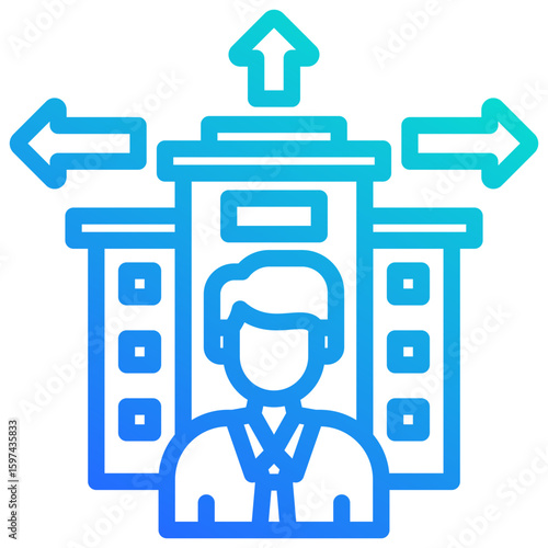 Outsourcing Icon