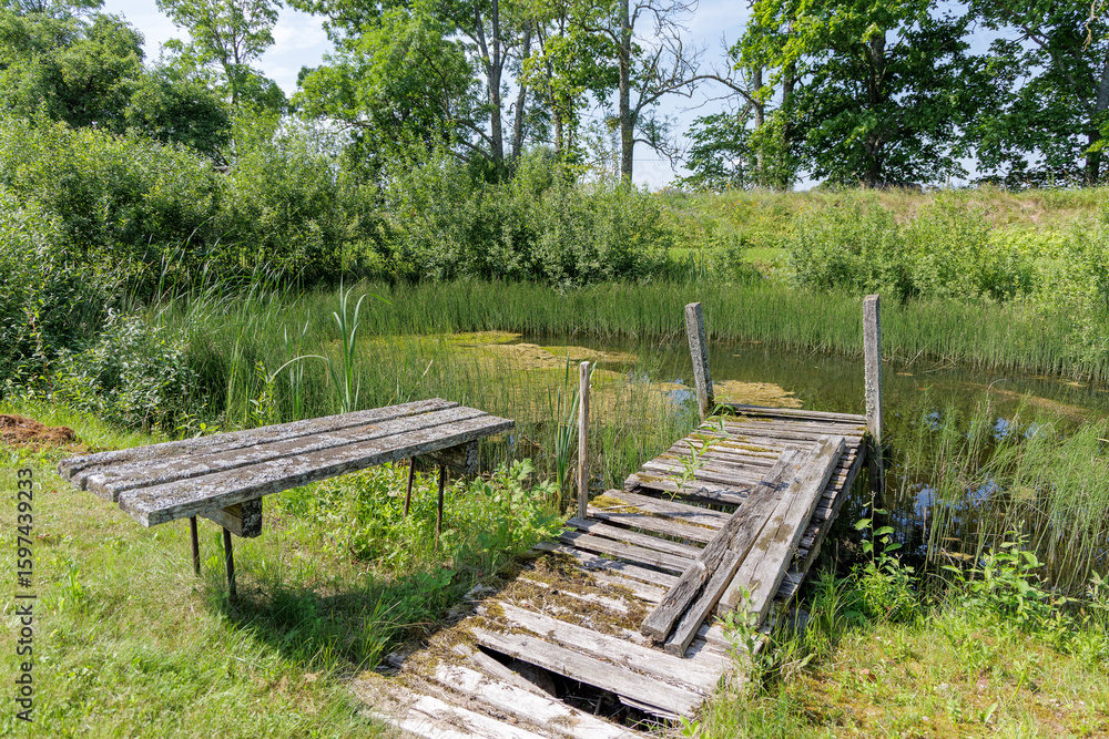 Dilapidated Wooden Dock Dilapidated Wooden Dock