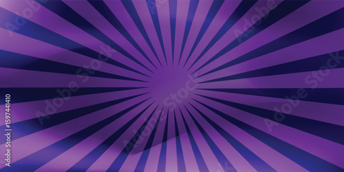  striking abstract background with a radiant burst design in deep purple and dark violet hues
