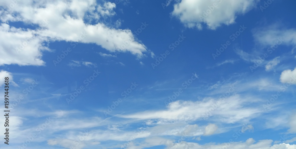 Obraz premium blue sky with clouds