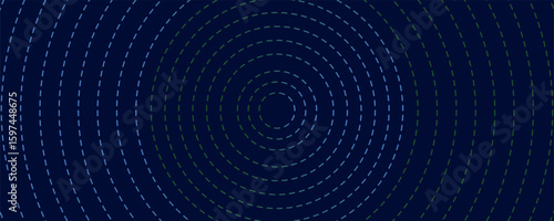 Wallpaper Mural Abstract blue glowing geometric lines modern shiny blue circle lines pattern. Suit for cover, banner, brochure eps10 Torontodigital.ca