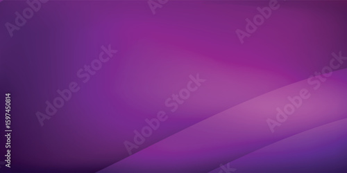 Abstract Purple Gradient Featuring Smooth Curves and Soft Light