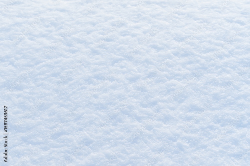 Obraz premium Fresh white snow texture with soft fluffy surface and natural winter background for seasonal design