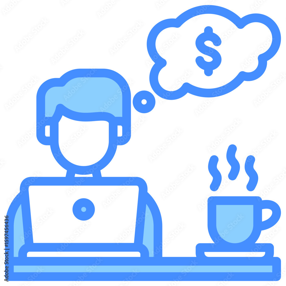 Fototapeta premium Gig Economy Icon