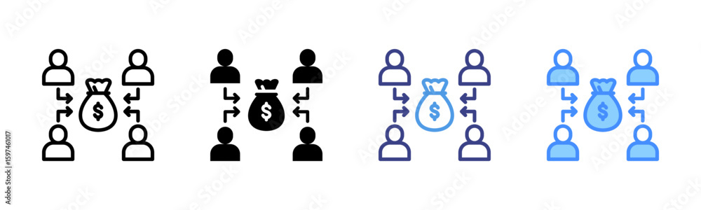 Crowdfunding Icon Crowdfunding Icon