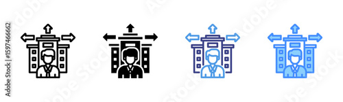 Outsourcing Icon