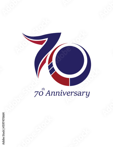 70 th anniversary logo