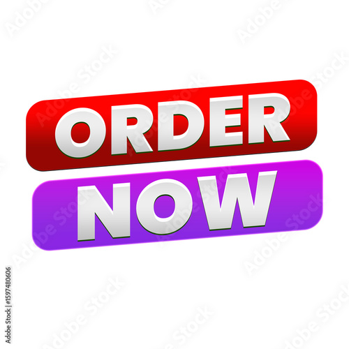 Order Now: A dynamic digital advertisement showcasing a vibrant ORDER NOW call to action against a sleek backdrop, perfect for e-commerce promotions. 