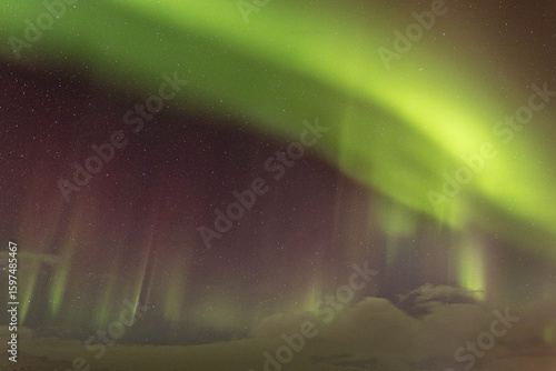 Northern Lights in the Icelandic Sky