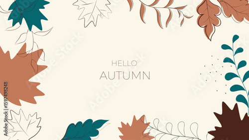 hello autumn background