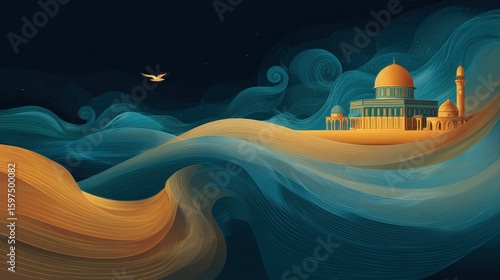 Isra' and Mi’raj, illustration