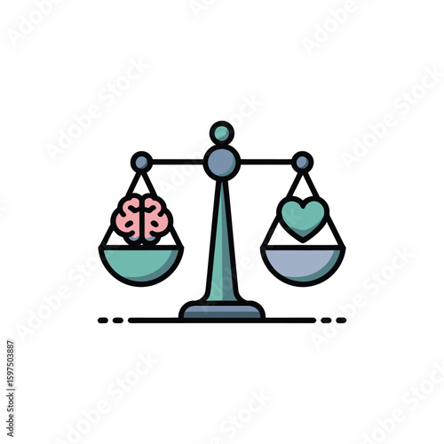 Balancing Act Brain Versus Heart A Metaphor for Making Decisions and Choosing Emotion