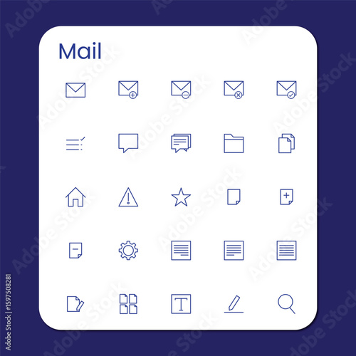 Web mail icon design