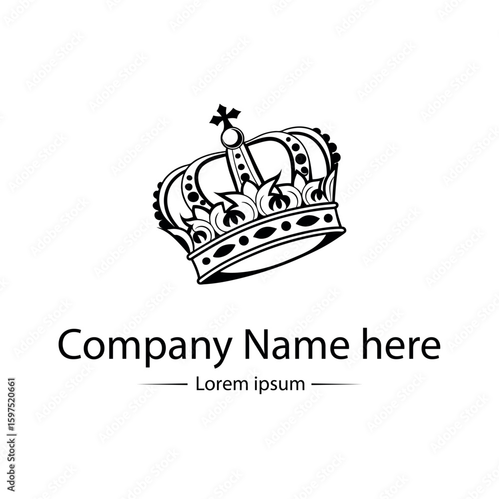 Fototapeta premium Crown logo