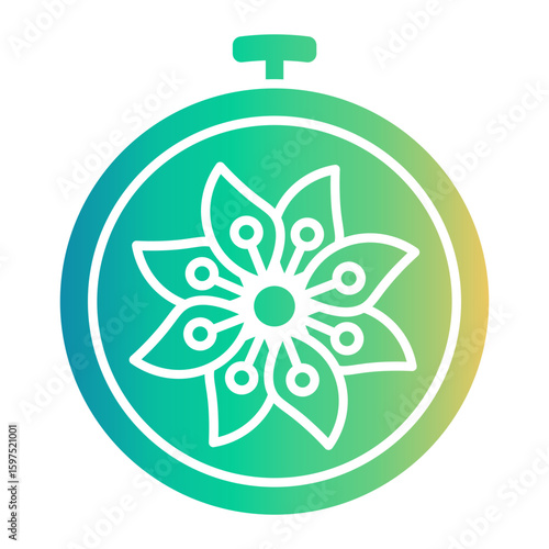 cross stitch Gradient icon