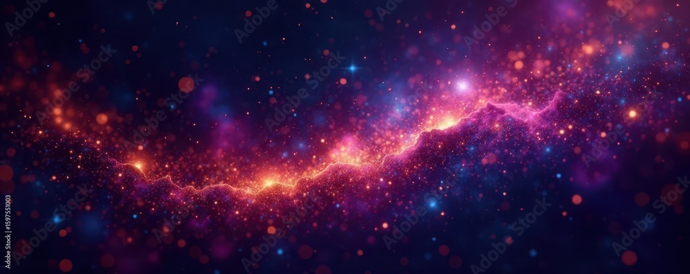 Fototapeta premium Abstract zodiac glyphs, glowing celestial art, illustration, design element, cosmic