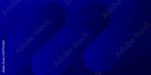 Abstract blue background with glowing geometric lines. Modern blue gradient square shape design. Futuristic technology concept. Suit for brochure,