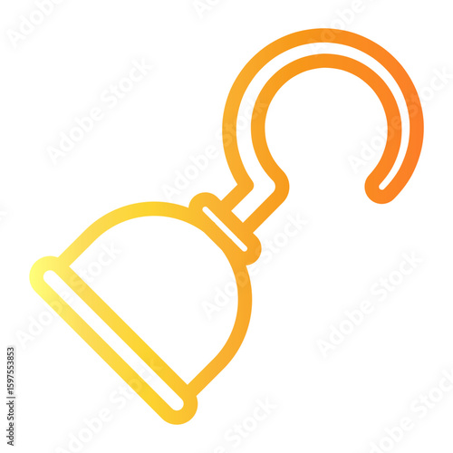 hook Line Gradient Icon