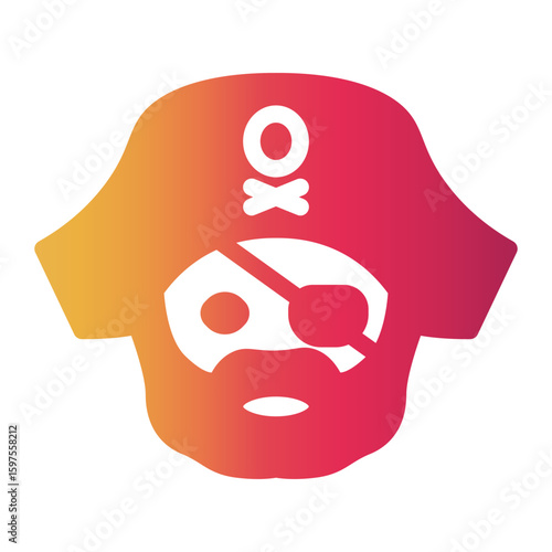 pirate Gradient icon