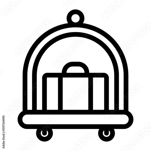 bellhop Line Icon