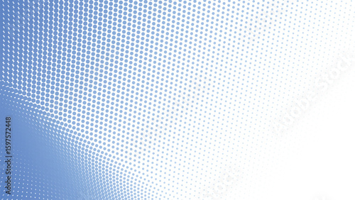 Wallpaper Mural Blue Halftone Abstract Background with Polkadot Pattern for Modern Design and Digital Visuals Torontodigital.ca