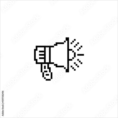 Megaphone Icon Pixel Art M_2302001