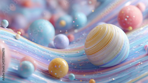 colorful easter eggs