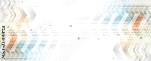 Abstract high technology and science network connection background