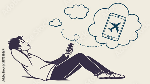 Planning Travel via Smartphone in a Relaxing Environment