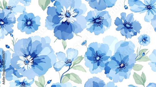 little flower leaf ,art textile design pattern seamless repeats, watercolor effect abstract,colors print,summer