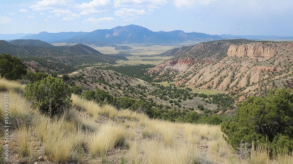 Fototapeta premium High desert valley vista