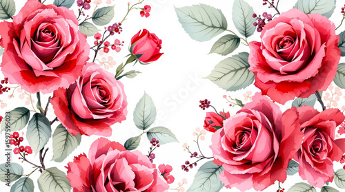 Abstract floral art background vector. Botanical watercolor hand drawn flowers paint brush line art. Design illustration for wallpaper, banner, print, poster, cover, greeting and invitation card.