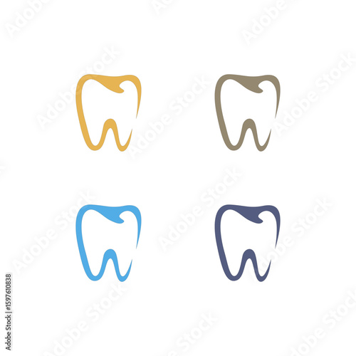 Dental Clinic, Dentist Tooth Logo Sign Symbol
