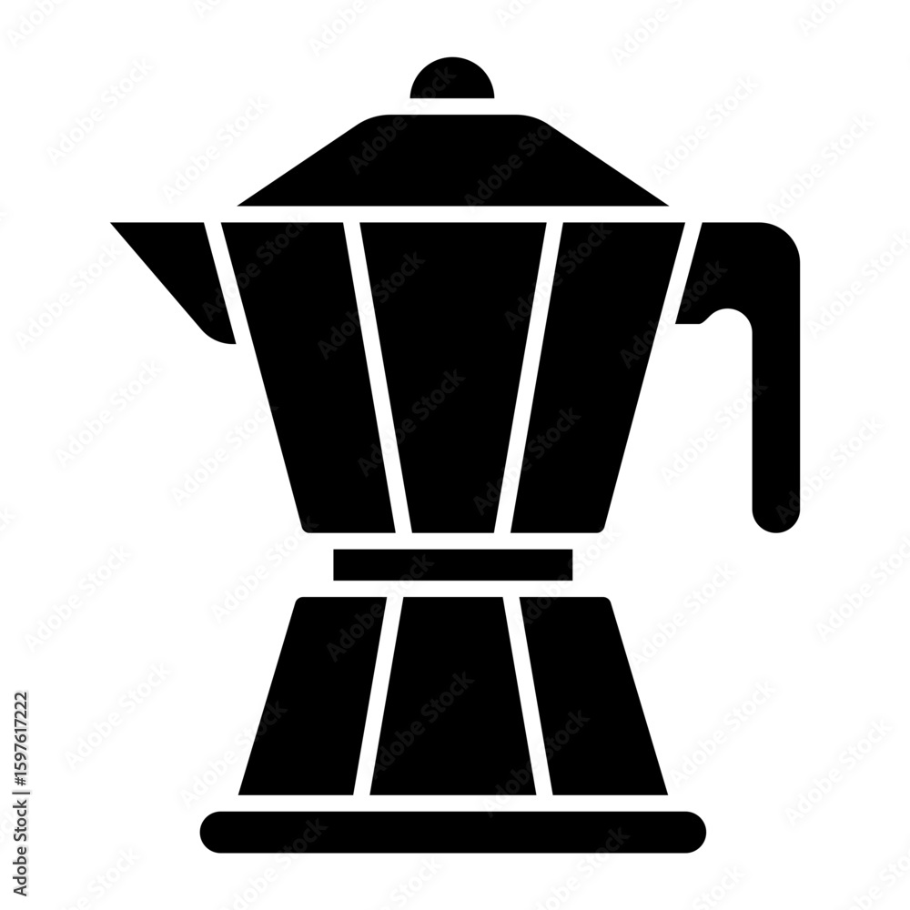 Fototapeta premium barista Solid icon