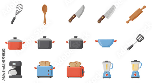 Kitchen Utensils and Appliances in Modern Cooking Scene