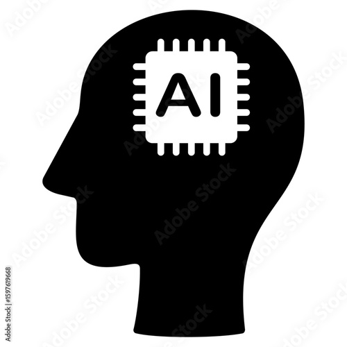 人工知能のアイコンイラスト