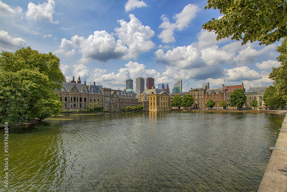 Fototapeta premium cityscape the Hague in Netherlands