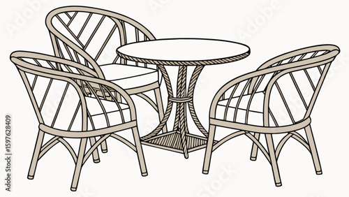 Rattan outdoor furniture set table and chairs patio furniture garden furniture bistro set porch furniture 100