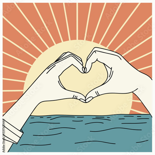 Hands supporting heart 2