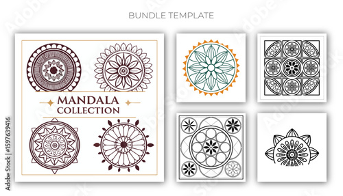 Gradent Mandala Bundle Design